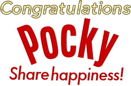 Congratulations Pocky Share happiness!