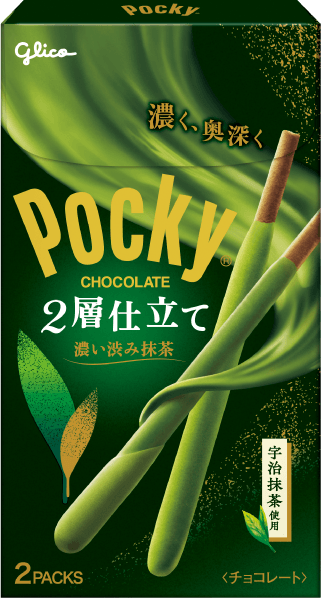 ポッキー 2層仕立て＜濃い渋み抹茶＞